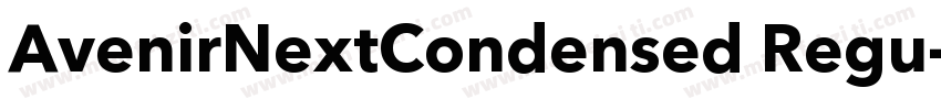 AvenirNextCondensed Regu字体转换